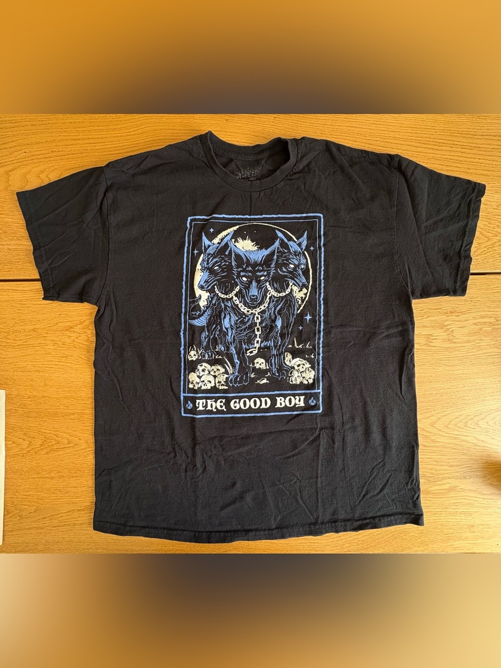 Spencer's The Good Boy Cerberus T-Shirt Mens XL Black Graphic Tee Dog